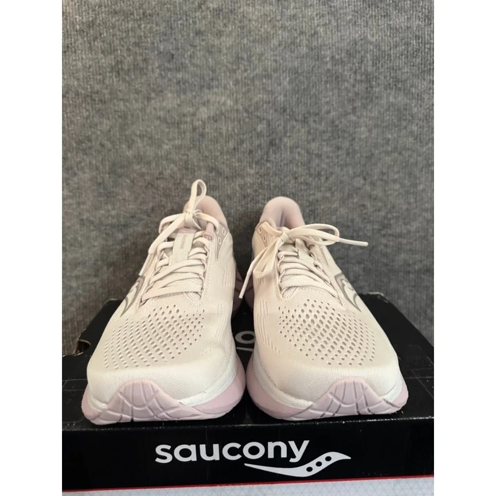 Saucony Ride 18 Womens Running Shoes Moon Woodrose Taupe S11000-151 Size 9.5 - Picture 3 of 9